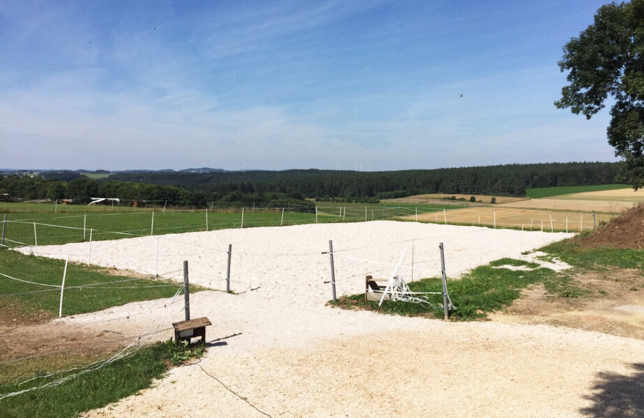 Reitplatz mit RIDCON ProGrid RG40 Bodengittern